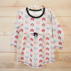 Touched By Nature Little Girls size 5T Floral 100% Organic Cotton Dress